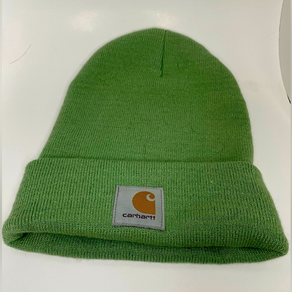 Carhartt beanie - light mint green.  Rarely used